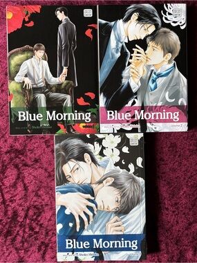 Blue Morning vol 1-3 BL manga